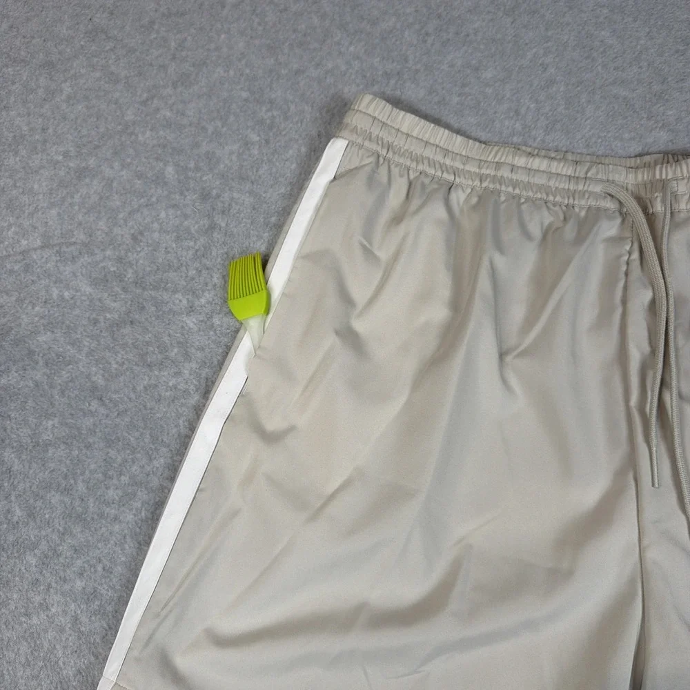 Adidas Shorts Mens 2XL Sandstone/White Logo 5